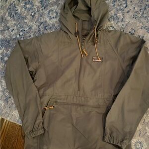 LL Bean Green Hooded Jacket